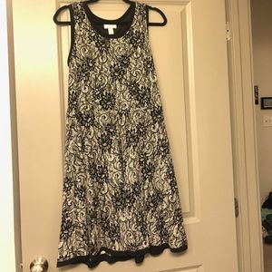LOFT Outlet Faux Lace Dress